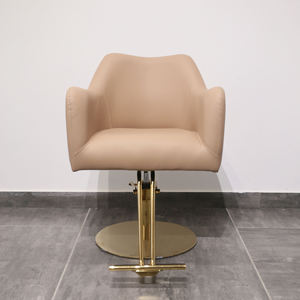 K High-End Vintage Men's Barbershop Chair <b>Synthetic</b> <b>Leather</b> Hair Cutting Salon Chair with Oil Head for Professional Hair Salon - Product Image 3