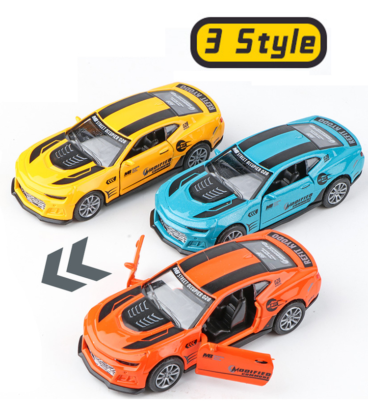 1:32 Die-Cast Metal Pullback Racing Car Toy Set - 12PCS Miniature
