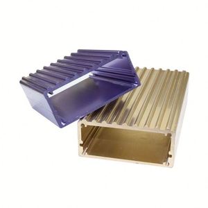 EBM Aluminum Alloy Control Box Amplifier Case IP54 Rated Outdoor Use Powder Coated Customizable Electronic <b>Enclosure</b> - Product Image 4