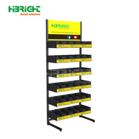 Présentoir en métal sur mesure pour magasins de détail et de pêche pour présentoirs de magasin