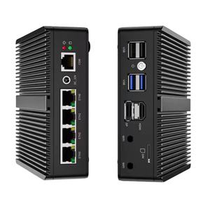 CAIXUNIPC N5105 PfsenseファイアウォールベアボーンPc 4 * LAN 4*<span class=keywords><strong>2</strong></span>.5GイーサネットポートI226 4 * USB 1 * COM DDR4ファンレスルーターミニPC - Product Image 5