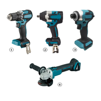 Kit combiné d'outils électriques sans fil MKT 18V LXT 19 pièces avec batterie 6.0Ah BL1860B et chargeur rapide DC18RC