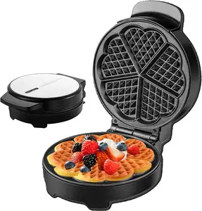 Electric Belgian Waffle Maker Deep Fill Non-Stick Coating Egg Waffle Maker Iron Machine