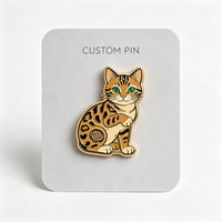 Pins en émail métallique de qualité professionnelle, design anime mignon, badges en émail
