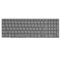 Teclado de Repuesto Gris para Lenovo Ideapad 320-15 320-15ISK 320-15AST 320-15ABR, Teclado de Portátil Estándar Estadounidense Sin Marco, Nuevo