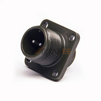 Conector Circular MS3106A12S-3P MS3102A12S-3S MIL-DTL-5015 de 2 Pines y 13A, Enchufe y Tomacorriente de Alimentación y Señal, Compatible con MS3106A14S-6P MS3102A
