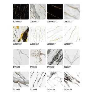 Lastra in PVC effetto marmo UV1220*2440mm, spessore 3mm, alta lucentezza, garanzia 3 anni, impermeabile per esterni, moderna, per pareti di bagno e <span class=keywords><strong>cucina</strong></span>. - Product Image 4