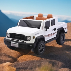 Nuova Auto Elettrica 24V per Bambini da <span class=keywords><strong>2</strong></span> a 4 Anni, Biposto, Fuoristrada, Quattro Ruote, con Telecomando, Modello Pickup, Giocattolo Cavalcabile - Product Image 5