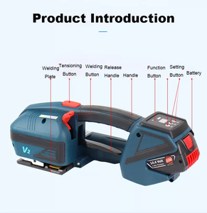 Herramienta <span class=keywords><strong>de</strong></span> embalaje <span class=keywords><strong>de</strong></span> batería, correa <span class=keywords><strong>de</strong></span> plástico, flejadoras eléctricas totalmente automáticas <span class=keywords><strong>de</strong></span> mano con batería - Product Image 5