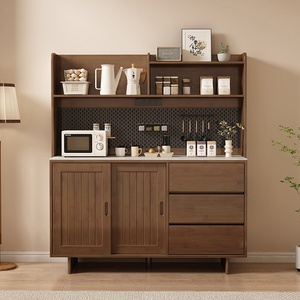 Buffet Rosegia <span class=keywords><strong>Z506</strong></span> au design japonais, style nordique, en bois massif, pour salle à manger, avec une capacité de rangement de plus de 5 pieds cubes - Product Image 3