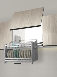 Giỏ kéo nâng hạ bằng thép không gỉ cho tủ bếp, giá để đồ kéo xuống - Product Image 4