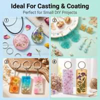 Kit de résine époxy transparente 3:1 AB avec outils pour revêtement, moulage, bricolage, artisanat, tableaux brillants et bijoux
