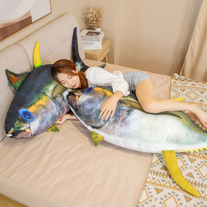 60Cm Hot Bán Vui Cá Sang Trọng Gối Mềm Sang Trọng Mô Phỏng Cá Ngừ Sang Trọng Đồ Chơi Động Vật Trang Trí Nội Thất - Product Image 4