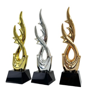 MH-NJ00724 Personalized Souvenirs Gift Factory Wholesale Customize Trophy Resin Crystal Trophy