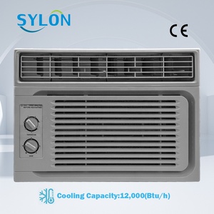 Nouveau modèle gris, climatiseur monobloc 12000 Btu, refroidissement uniquement, gaz écologique R32, refroidissement rapide, climatiseur de <span class=keywords><strong>fenêtre</strong></span> pour usage domestique - Product Image 1