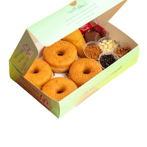 Caja de embalaje de pastel de Chocolate de cartón de laminación mate de lámina de grado alimenticio para <span class=keywords><strong>Donuts</strong></span> mantequilla tiramisú italiano - Product Image 1
