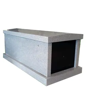 Granite coffins stone tomb cemetery tombstones house of granite for sale