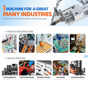 Robot <span class=keywords><strong>de</strong></span> Soldadura <span class=keywords><strong>de</strong></span> Doble Cabezal Eficiente <span class=keywords><strong>de</strong></span> 1.2 Segundos Xiaomao, Nueva Tecnología, Componentes Centrales <span class=keywords><strong>de</strong></span> Motor PLC, Reemplaza a 2 Trabajadores, 500mm/s - Product Image 4