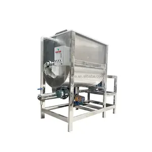 Stainless Steel Ceramic Cereal Chemical Powder Double Shaft Paddle Continuous Mixer With CE