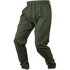 กางเกงวอร์มลำลองสำหรับบุรุษเอวยางยืดระบายอากาศได้ดีสีทึบทรงหลวมกางเกงขายาวสำหรับเล่นกีฬาในฤดูร้อน - Product Image 5