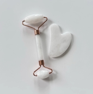 Juego de herramientas de masaje de piedra natural Jade gua sha - Product Image 5