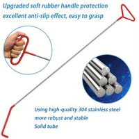 Kit d'outils pour portières de voiture avec pompe à air gonflable, outils de fixation pour ouverture de fenêtres et portières de voiture, kits à longue portée et sac de transport
