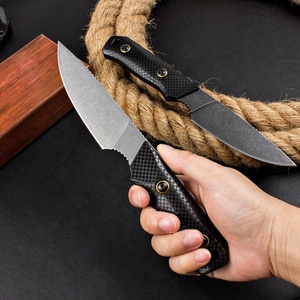 Couteau de chasse à lame fixe BM Raghorn 15600OR, manche intégral, acier inoxydable D2, avec étui, couteau de camping EDC pour extérieur, OEM - Product Image 4