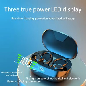 หูฟังไร้สาย SP16 TWS แบบเกี่ยวหู ดีไซน์สำหรับเล่นกีฬา รองรับบลูทูธ V5.3 ให้คุณภาพเสียงแบบเซอร์ราวด์ พร้อมหน้าจอ LED คู่ และคุณสมบัติกันน้ำระดับ <span class=keywords><strong>IPX6</strong></span> - Product Image 4