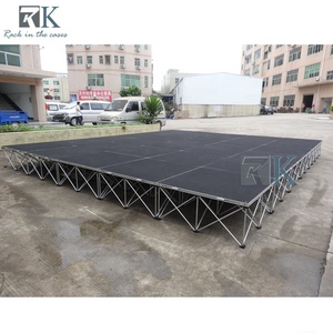 Mobile Stage Platform with Flight Cases Non-slip Platform Lightweight Stage - Product Image 3
