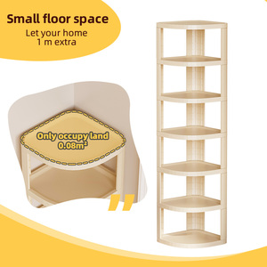 Thân Thiện Với Môi Polypropylene Năm Tầng Có Thể Tháo Rời Có Thể Điều Chỉnh Gấp Giá Cho Nhà Bếp Sử Dụng Thiết Kế Hiện Đại Tiết Kiệm Không Gian Lưu Trữ - Product Image 2