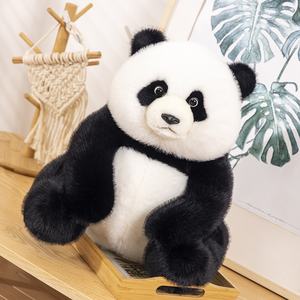Peluche Realistico di <span class=keywords><strong>Panda</strong></span> Gigante con Intelligenza Artificiale, Super Morbido, Animale di Peluche Carino Imbottito <span class=keywords><strong>in</strong></span> Cotone PP, Antistress, Lavabile, Confezionato Sottovuoto, per le Festività - Product Image 2