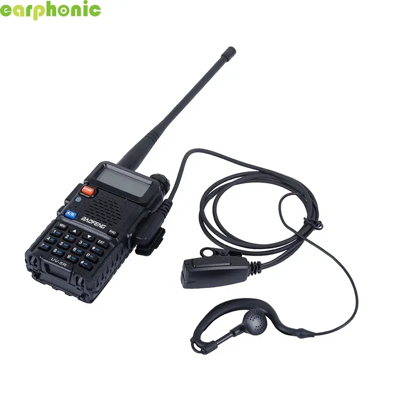 EARPHONIC fone de ouvido com rádio de 2 vias e microfone, fones de ouvido walkie-talkie de alta qualidade de som