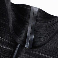 Extensions de cheveux humains vierges Remy de haute qualité, trame papillon invisible, double trame XO Hole, effet papillon invisible