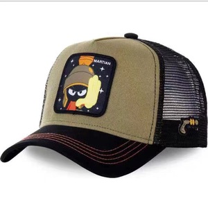 Cartoon Rabbit Mesh Baseball Cap Unisex Breathable Sunshade <b>Hat</b> Cotton Fabric Qingdao Origin Custom Embroidery Cotton Outdo - Product Image 2