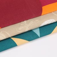 Tissu 100 % polyester imprimé pigmenté brossé de qualité supérieure, directement de l'usine, doux, respirant, durable, anti-bouloches et résistant à l'abrasion pour literie