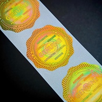 Autocollants holographiques 3D personnalisés anti-effraction, autocollants d'étanchéité pour produits authentiques, étiquettes de garantie de sécurité holographiques