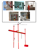 Mini palan électrique 220V avec support, petite grue portable pour la décoration intérieure et le levage de matériaux de construction [480kg]