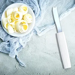 Mini paslanmaz çelik elektrikli şarj edilebilir peynir kendinden ısıtmalı tereyağı serpme bıçağı otomatik sıcak eritme için