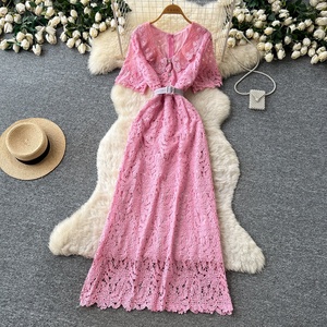 Vestido Elegante Vintage 2026 para Mujer, Vestido de Encaje Entallado de Diseño Avanzado - Product Image 4