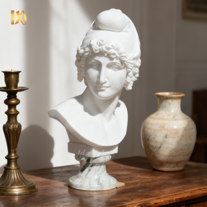 Busto in Marmo di Paris <span class=keywords><strong>della</strong></span> <span class=keywords><strong>Mitologia</strong></span> <span class=keywords><strong>Greca</strong></span>, Scultura Decorativa da Interni in Vendita - Product Image 1