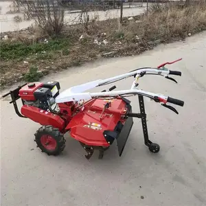 170f 4 bánh răng xăng mini điện ngang tiller