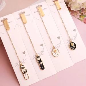 ที่คั่นหนังสือและจี้โลหะเคลือบสีแบบกำหนดเองขายดี งานฝีมือโลหะผสมสังกะสีขายส่ง ที่คั่นหนังสือสำหรับคนรักหนังสือ - Product Image 4