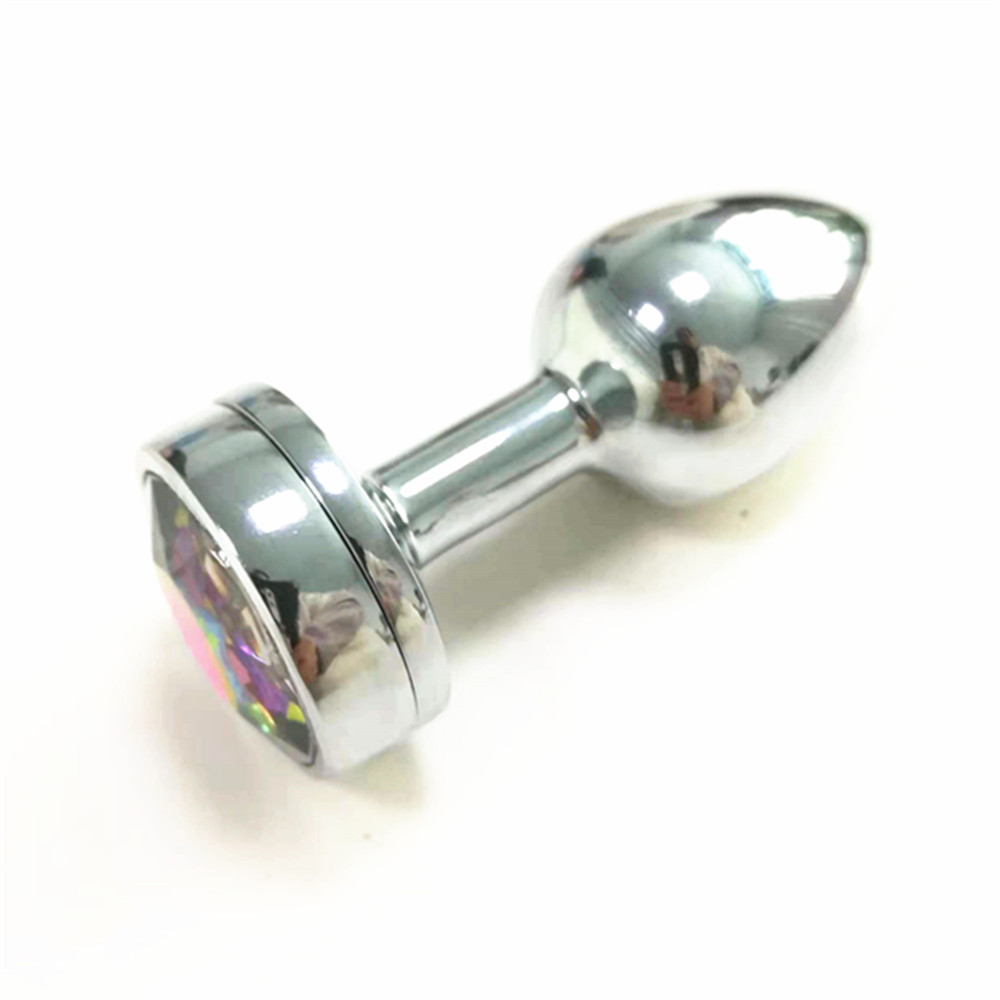 anal plug fiyat Promotional Silver Metal Butt Plug main image 1