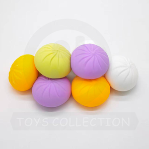 ของเล่นบีบลดความเครียดรูปซาลาเปา/โมจิ ยืดหยุ่นได้ นุ่มนิ่ม สำหรับเด็ก - Product Image 2