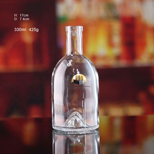 Vente en gros de nouvelles bouteilles de verre personnalisées pour spiritueux, vodka, whisky, <span class=keywords><strong>tequila</strong></span> - Product Image 3