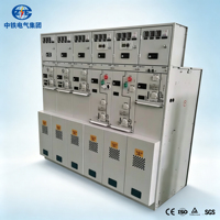 ISO certificado RMU caja anillo unidad principal gas aislado disyuntor gabinete 12KV respetuoso con el medio ambiente eléctrico interior