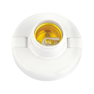 Soporte de bombilla LED E27, enchufe cuadrado redondo con interruptor de enchufe de ee. Uu., Base E27 para hogar 6A 110V-220V - Product Image 4