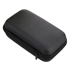เคสซิป EVA สำหรับหูฟัง พาวเวอร์แบงค์ กล่องเก็บสายดาต้า สีดำ ฝาครอบป้องกัน พร้อมตะขอเกี่ยวคาราบิเนอร์ - Product Image 3