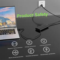 Chargeur universel pour ordinateur portable USB Type C 165w 28v 5.89a QC3.0 Adaptateur secteur pour