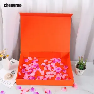 Chengruo запас empaque Кахас Para пастельных Boxeo Складная магнитная застежка бумажная коробка подарка упаковывая с лентой